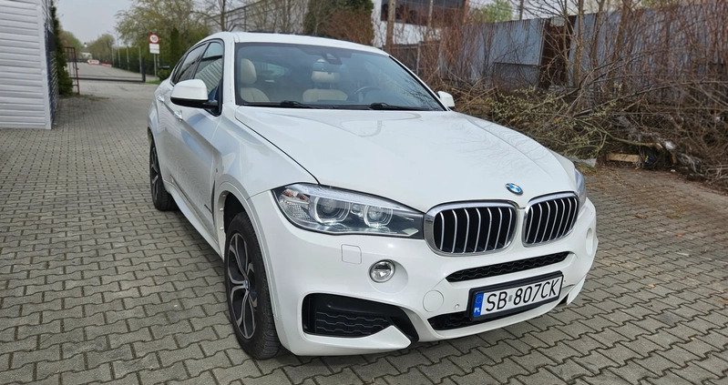 BMW X6 cena 163000 przebieg: 169000, rok produkcji 2016 z Biała małe 631